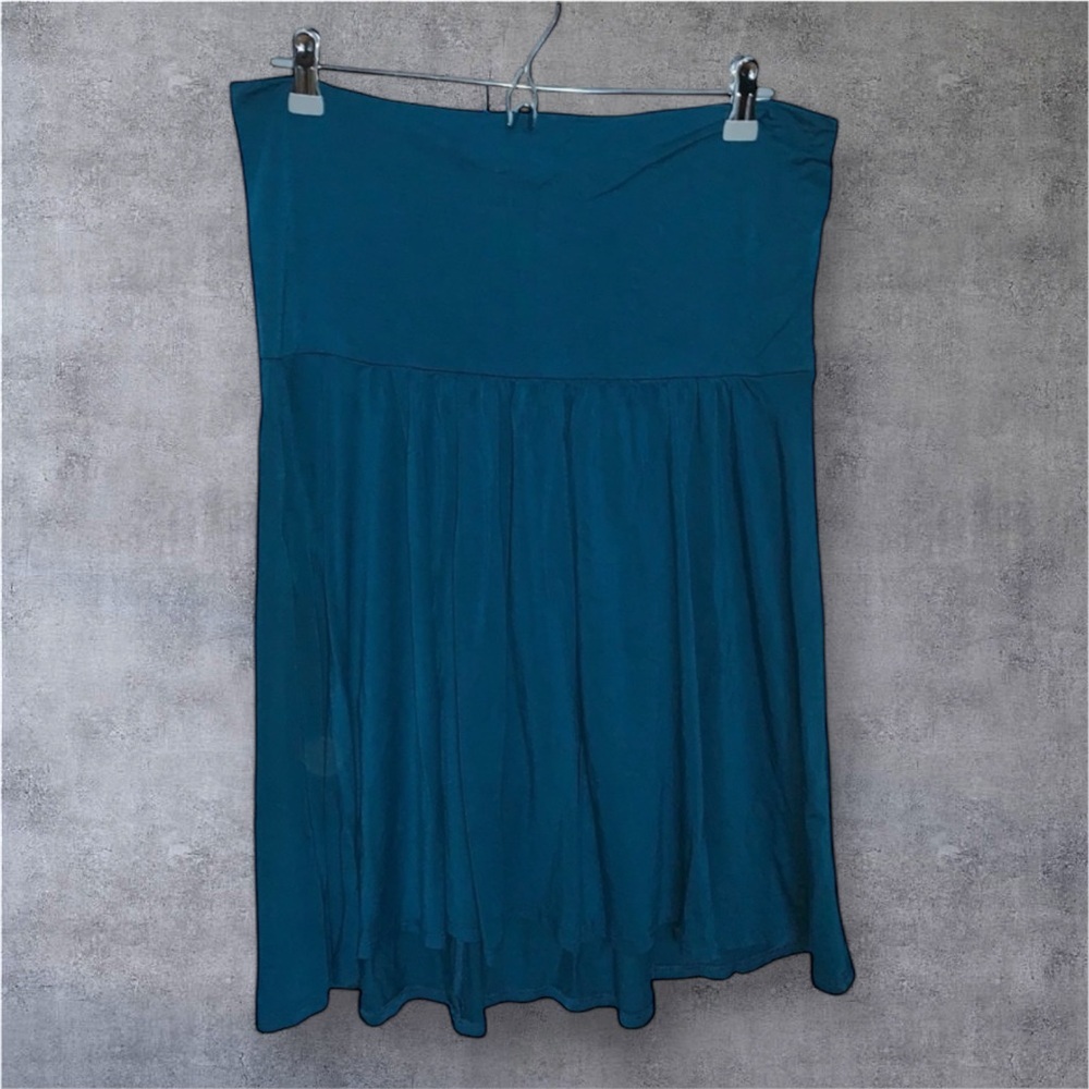 [5x$25] ⭐️ Maternity blue skirt size L large Forever21